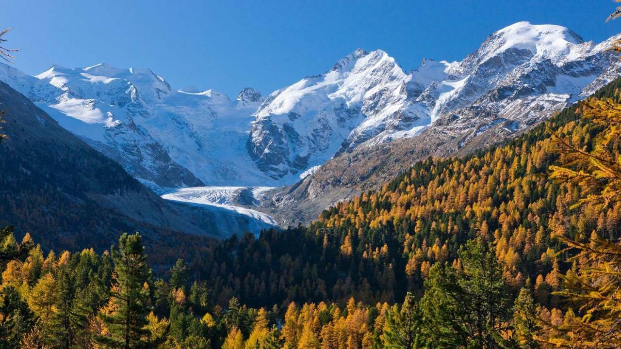 Hotel Morteratsch ポントレジナ エクステリア 写真