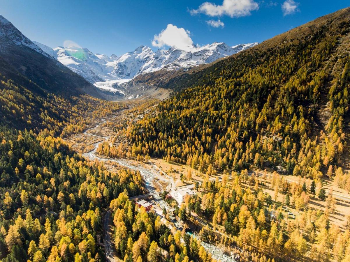 Hotel Morteratsch ポントレジナ エクステリア 写真
